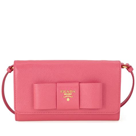 prada fiocco saffiano leather mini crossbody peonia prada fiocco